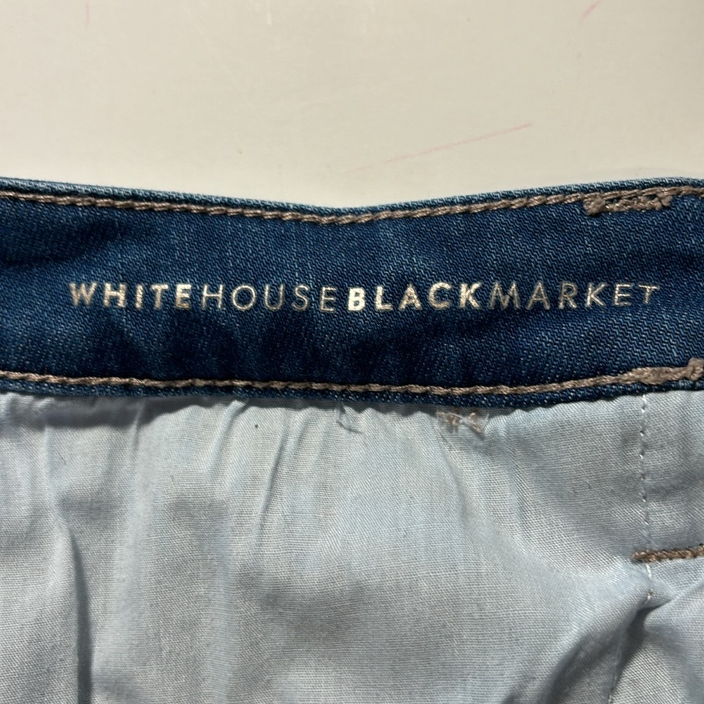 WHBM , The girlfriend embroidered jeans, size 10 - Picture 7 of 10